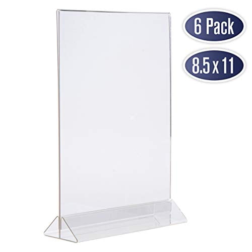Plastic Slant Back Display Stands Clear Plastic Display Plexiglass Sign 6 Table top Menu Holder Portrait Ad Frames Portrait Style Menu Ad Frame Acrylic Sign Holder 8.5 x 11 Inches Plastic Slant Back Display Stands Clear Plastic Display Plexiglass Sign 6 Table top Menu Holder Portrait Ad Frames Portrait Style Menu Ad Frame Acrylic Sign Holder 8.5 x 11 Inches